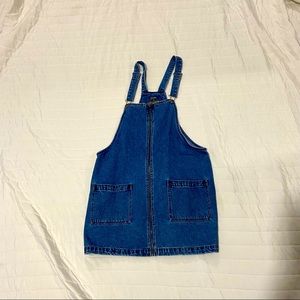 EUC XL Wild Fable Denim overall mini-dress